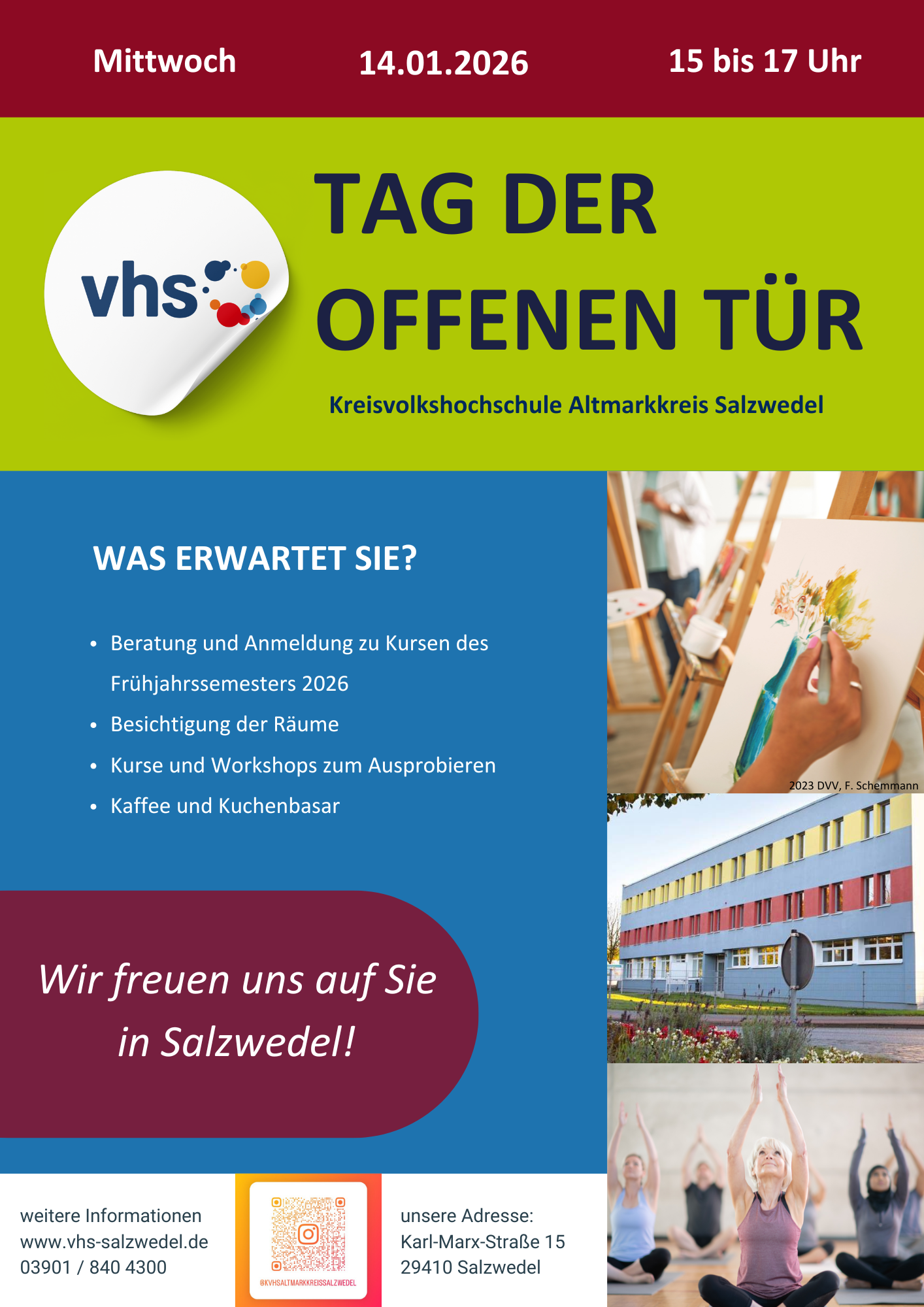 Öffnet die Seite 'Tag der offenen Tür'